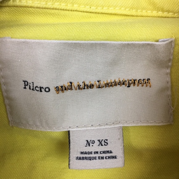 Yellow Pilcro and the Letterpress XS Denim Jacket - Picture 2 of 8